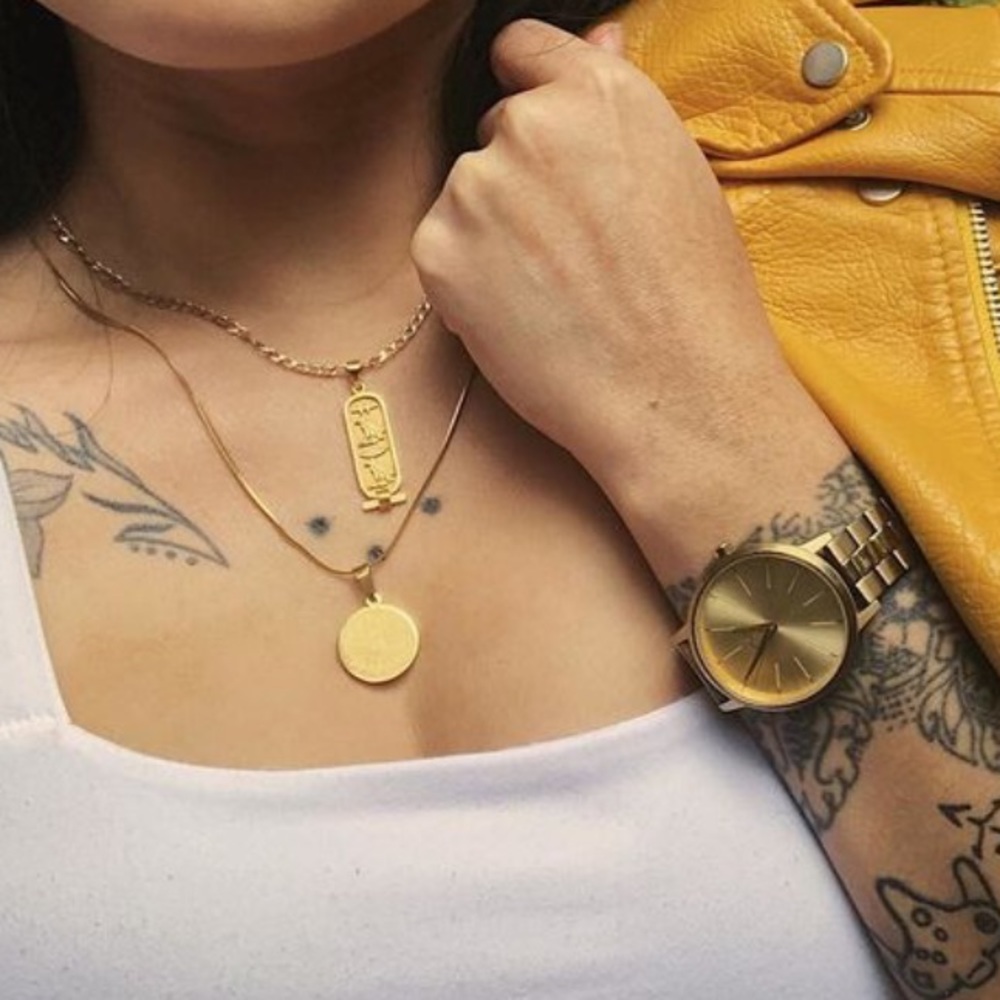 Nixon gold Kensington watch